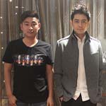 林志穎與經紀人李志合影